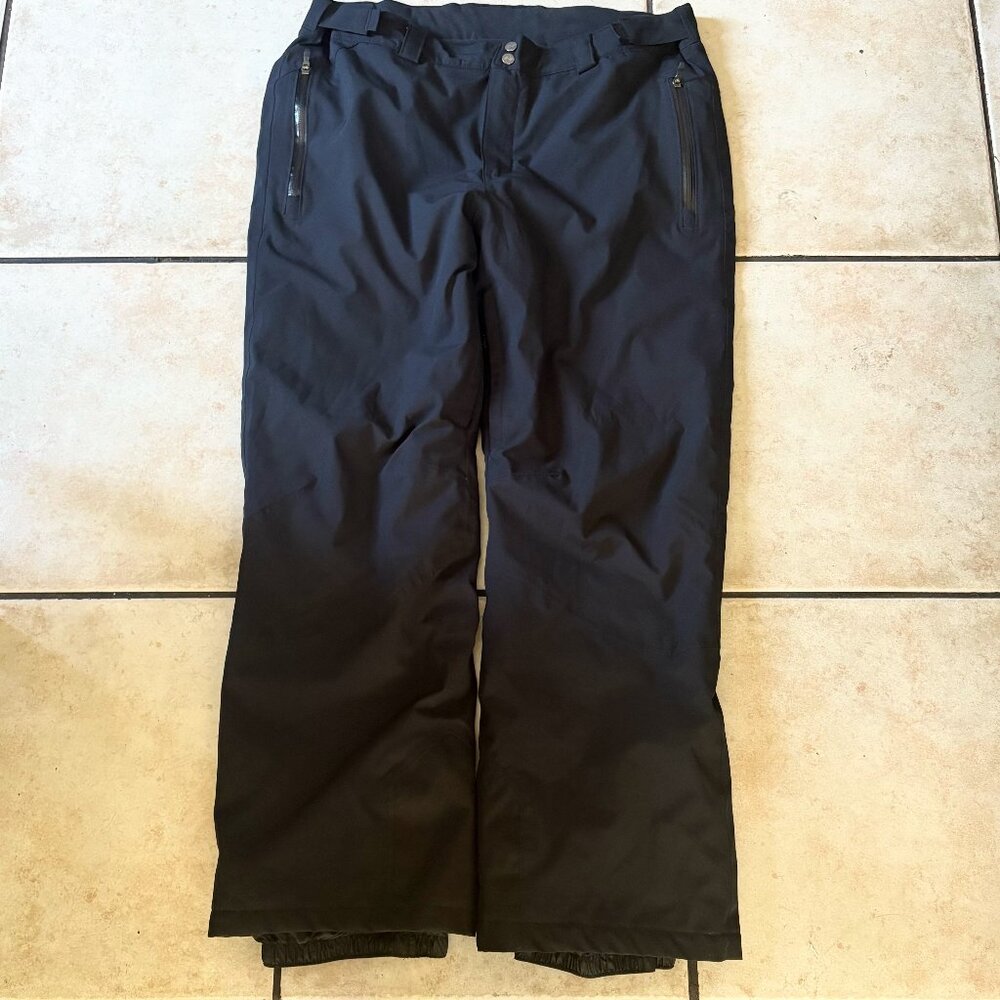 Columbia Omni-Tech Snow Pants Men’s XL Black Waterproof Insulated Ski Outdoor